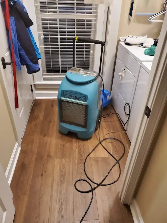 Commercial dehumidifier deployed for Flood Damage Cleanup in Washougal